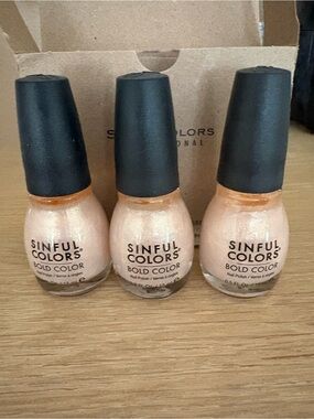 3 pack Nail Polish - Glass Pink